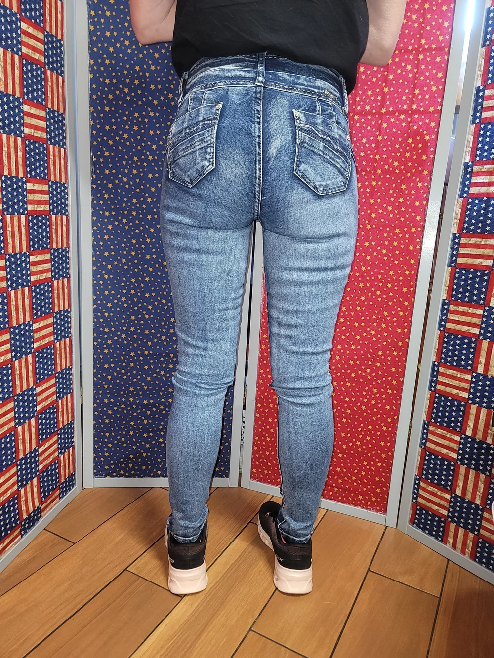 Light Blue Women's Skinny Jeans - Unbranded - Picture 7 of 9